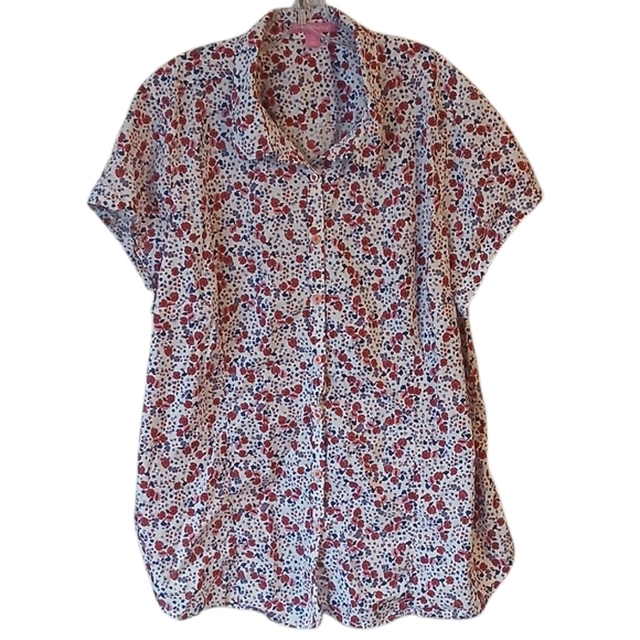 Woman Within Tops - Woman Within Floral Top Size 2X